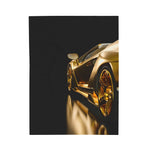 Gold Fast Car Soft Blanket