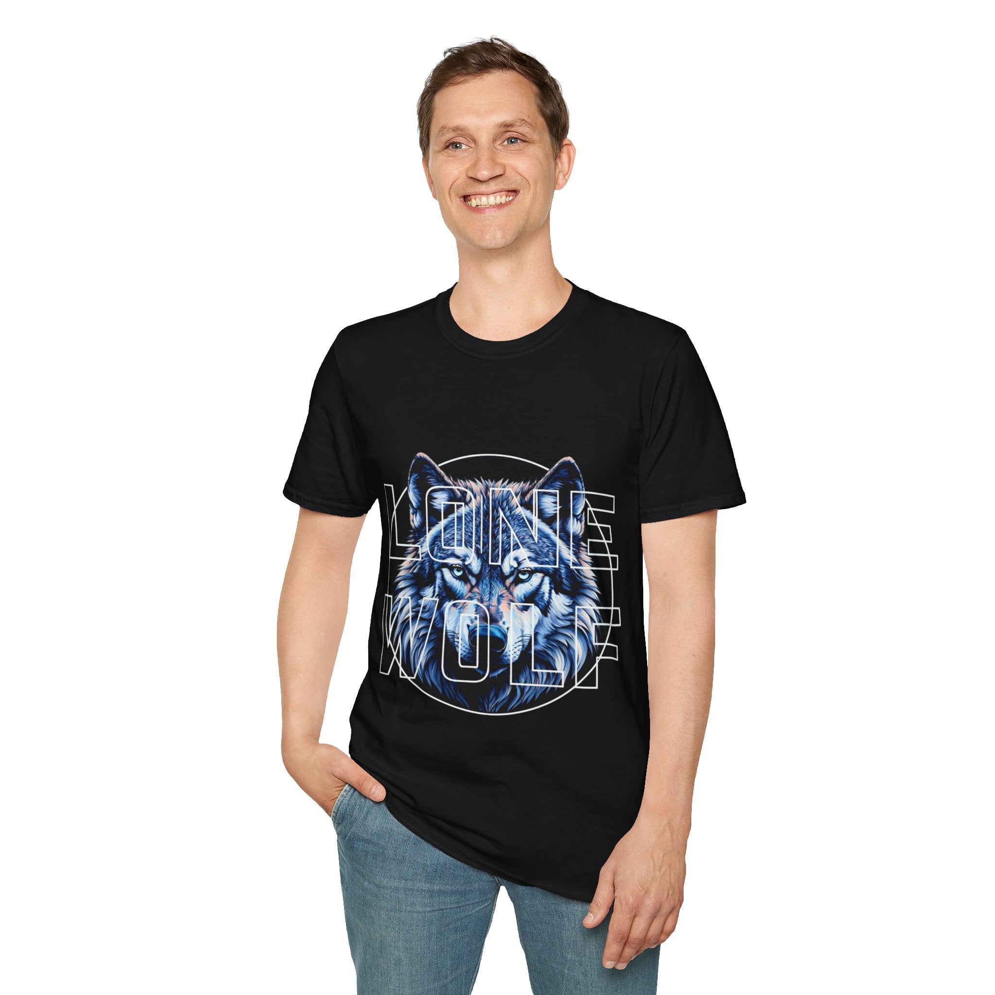 Lone Wolf Theme Tshirt unisex cotton soft style