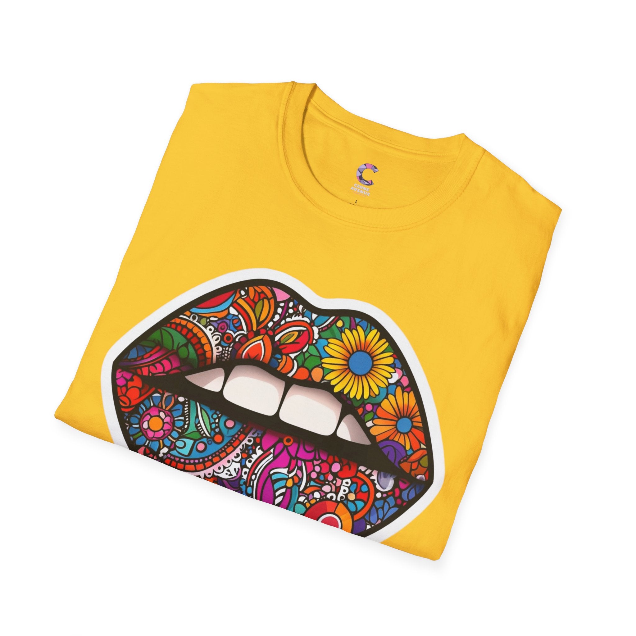 Flower Lips Soft style T-Shirt