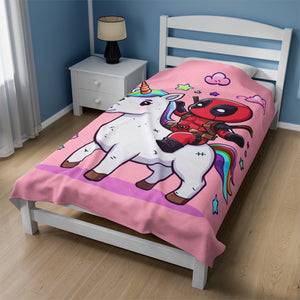 Red Character Soft Blanket