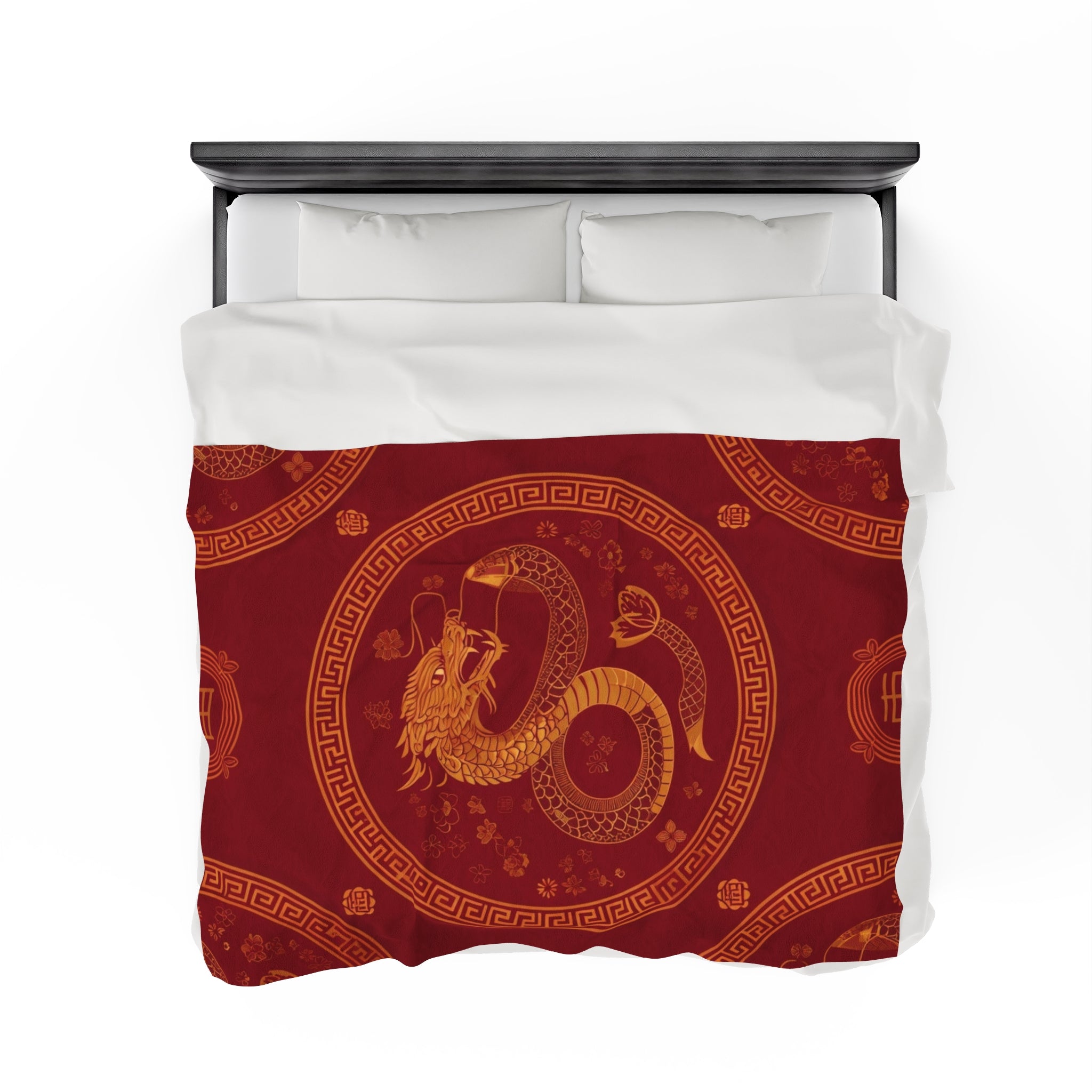 Red Dragon Soft Blanket