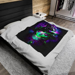 Halloween glow skeleton soft Blanket