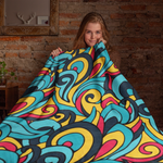 Pattern Swirls Velveteen Soft Blanket