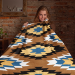 Cultural Themed Velveteen Soft Blanket