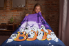Boo Halloween Velveteen Soft Blanket