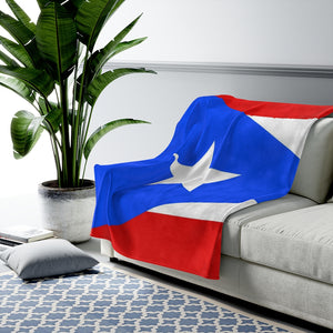 Puerto Rico Velveteen Soft Blanket