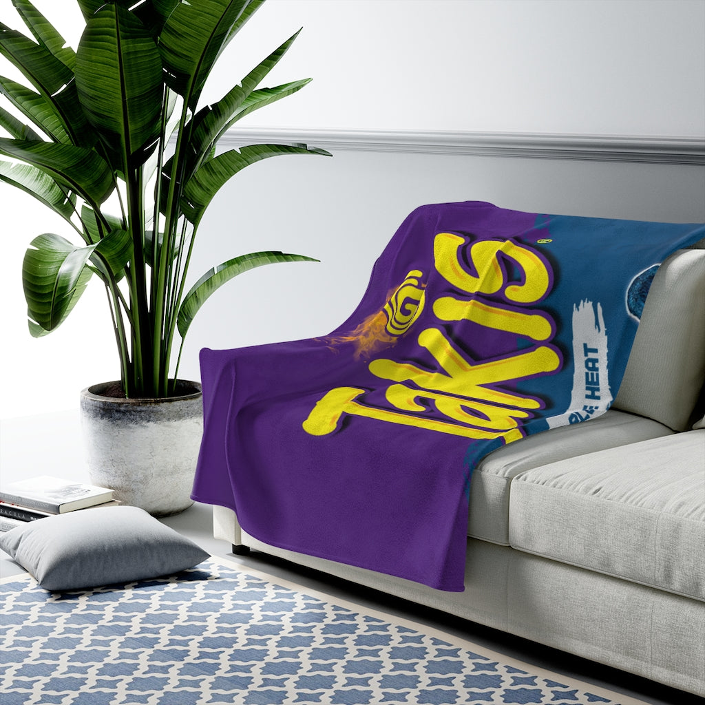 Takis Blue Theme Blanket Throw