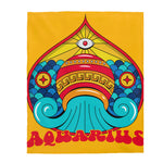 Aquaruis Horoscope Themed Velveteen Soft Blanket