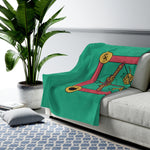 Sagittarius Horoscope Themed Velveteen Soft Blanket