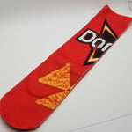 Doritos Theme Graphic Long Crew Sock-Czone Avenue