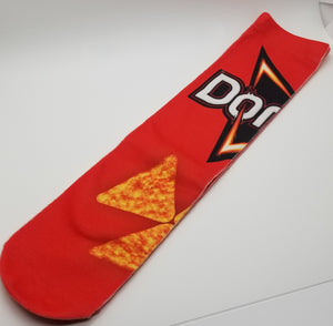 Doritos Theme Graphic Long Crew Sock-Czone Avenue