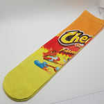 Hot Cheetos Theme Graphic Long Crew Sock-Czone Avenue