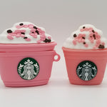 "Pink Starbucks Themed" Airpods Cover Case