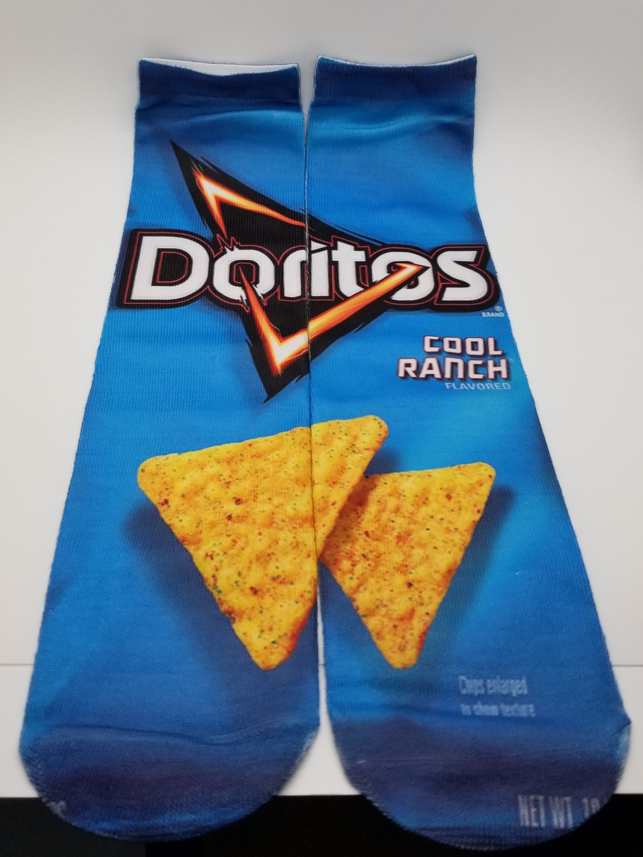 Cool Ranch Doritos Theme Graphic Socks