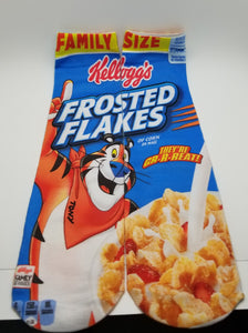 Frosted Flakes Cereal Theme Graphic Socks