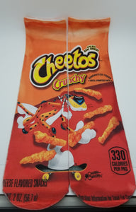 Cheese Cheetos Theme Graphic Socks