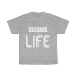 "Crypto is Life" Heavy Cotton Tee