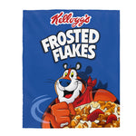 Frosted Flakes Themed Cereal Blanket Throw