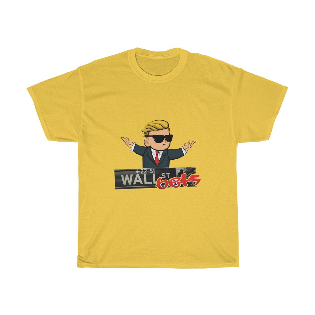 "Wall St Bets" Heavy Cotton Tee