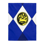 Blue Ranger Velveteen Plush Blanket