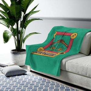 Sagittarius Horoscope Themed Velveteen Soft Blanket