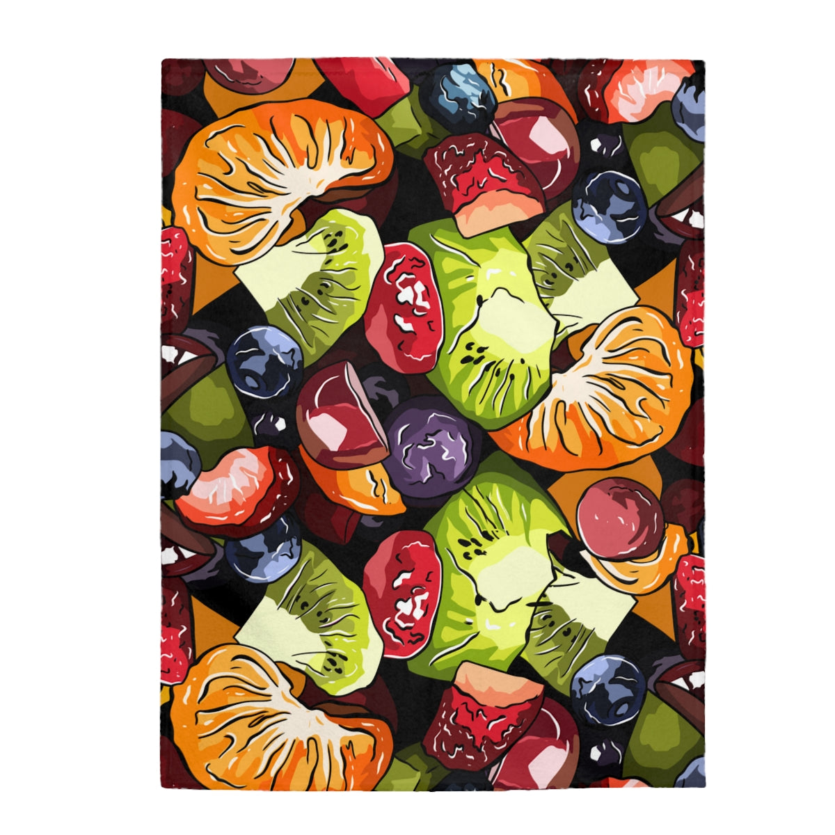 Fruit Themed Velveteen Soft Blanket