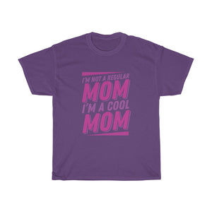 "I'm Not A Regular Mon I'm A Cool Mom" Heavy Cotton Tee