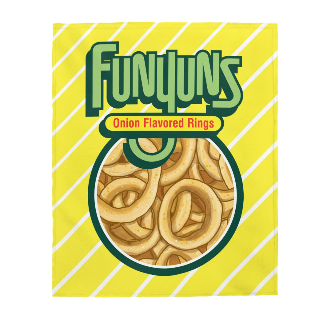 Funyuns Themed Blanket Throw