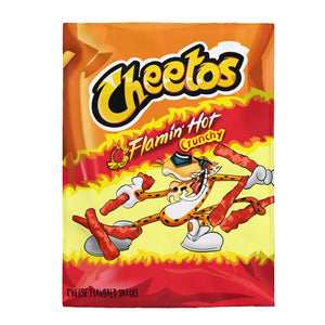 Hot Cheetos Themed Blanket Throw