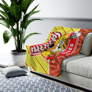 Hot Fries Themed Blanket Throw