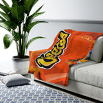 Cheese Cheetos Themed Blanket Throw