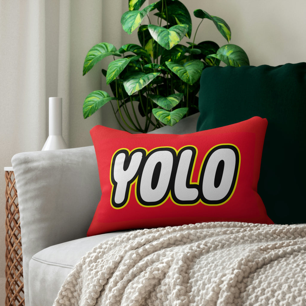 Yolo Spun Polyester Lumbar Pillow