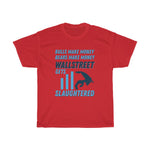 "Wallstreet Gets Slaughtered" Heavy Cotton Tee