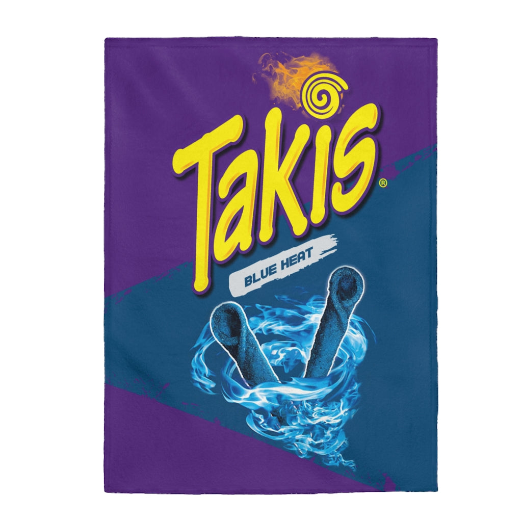 Takis Blue Theme Blanket Throw