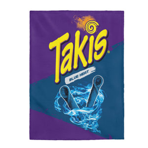 Takis Blue Theme Blanket Throw