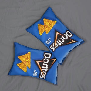 Cute Chips Cool Ranch Doritos Themed Polyester Pillow