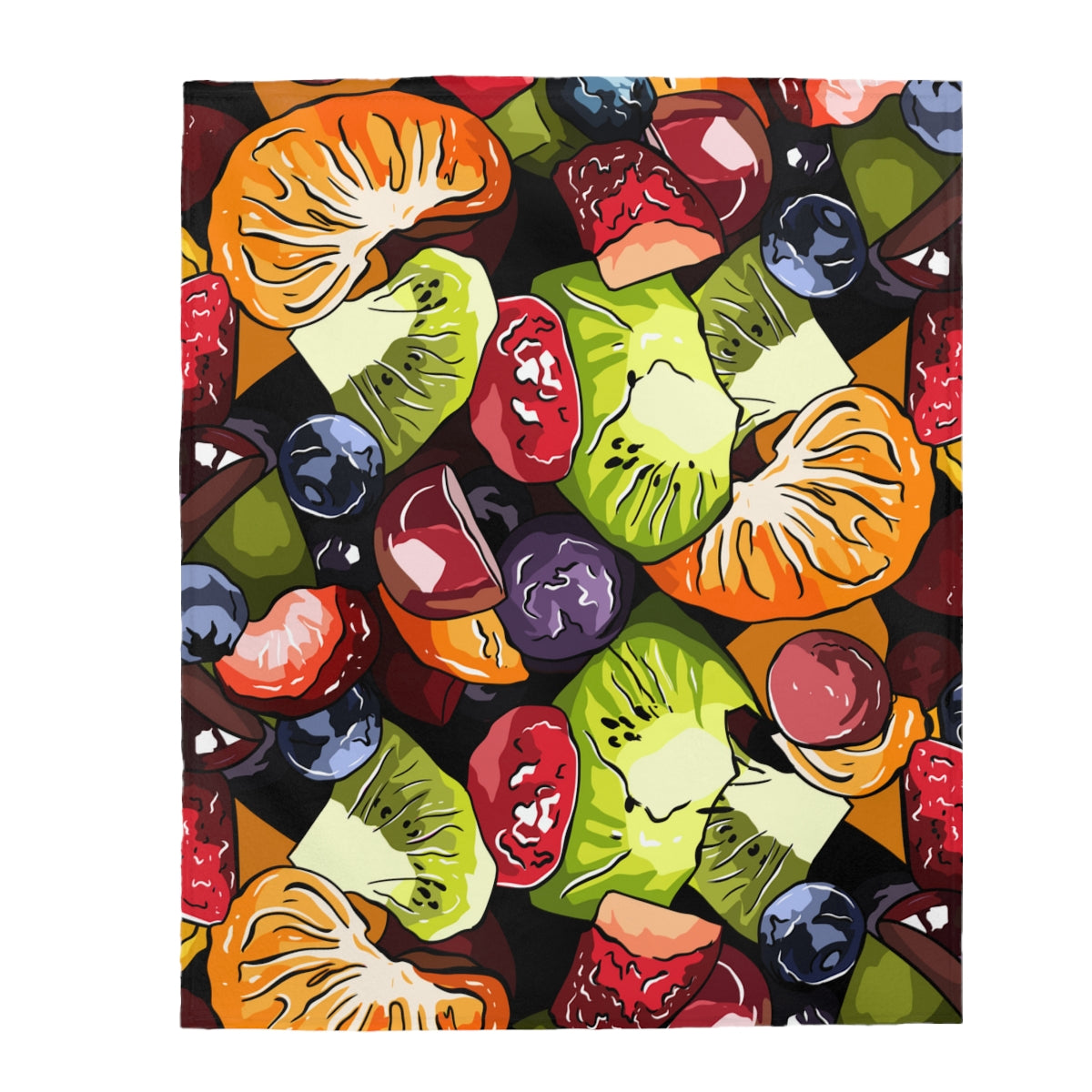 Fruit Themed Velveteen Soft Blanket