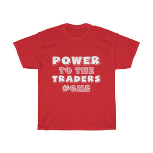 "Power To The Traders" Heavy Cotton Tee