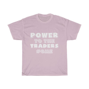 "Power To The Traders" Heavy Cotton Tee