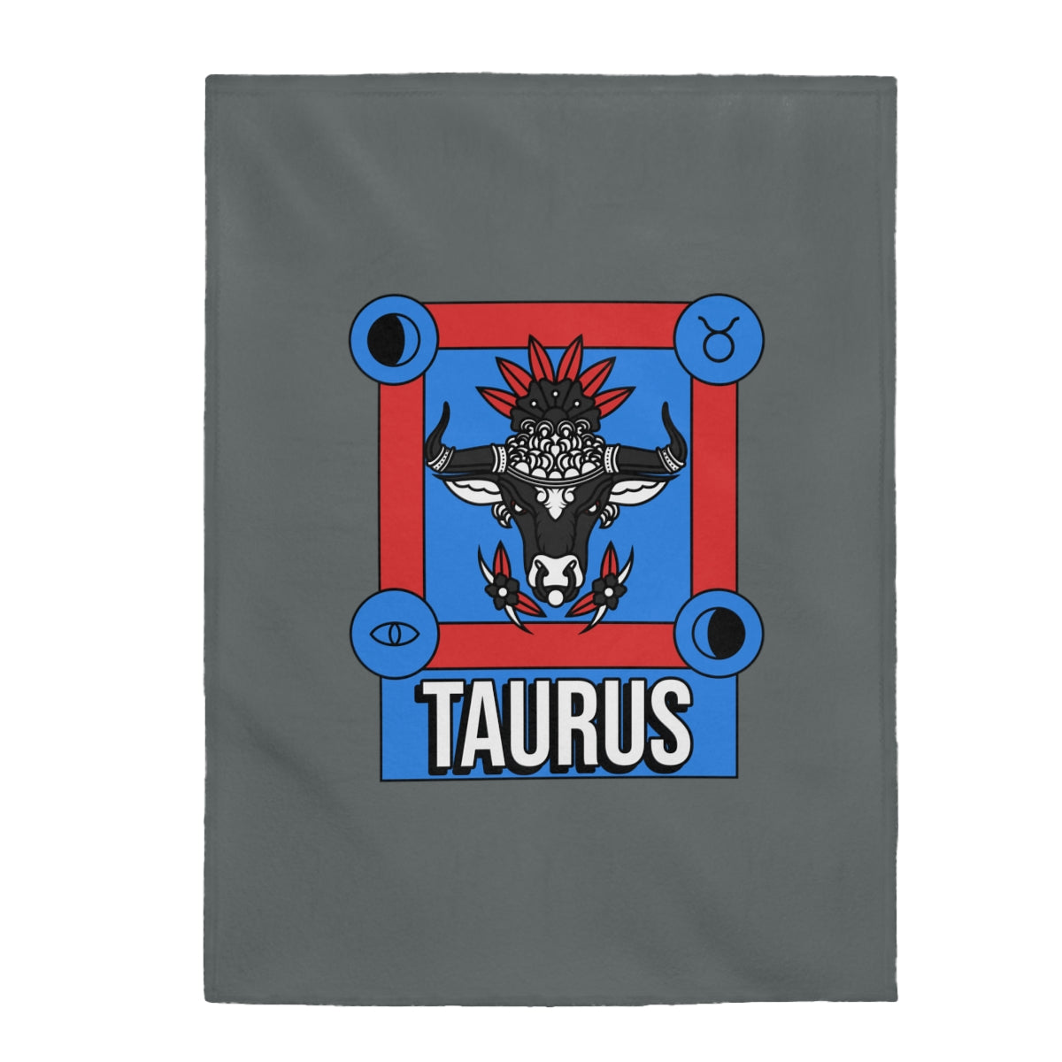 Taurus Horoscope Themed Velveteen Soft Blanket