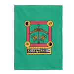 Sagittarius Horoscope Themed Velveteen Soft Blanket