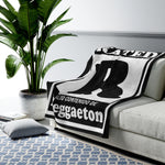 Reggaeton Rated Themed Velveteen Soft Blanket