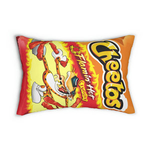 Cute Chips Hot Cheetos Themed Polyester Pillow