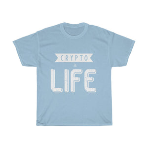 "Crypto is Life" Heavy Cotton Tee