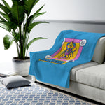 Cancer Horoscope Themed Velveteen Soft Blanket