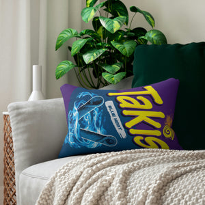 Cute Chips Blue Takis Themed Polyester Pillow