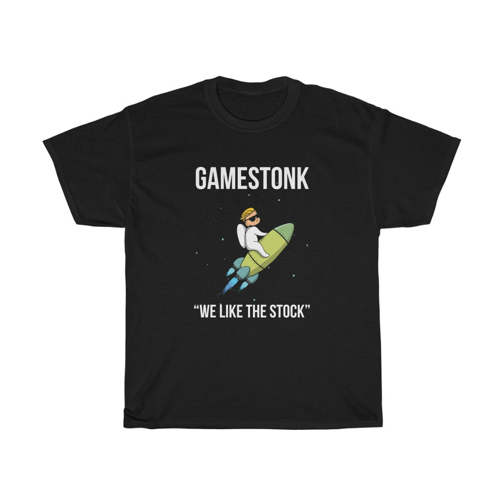"GameStonk, We Like The Stock" Heavy Cotton Tee
