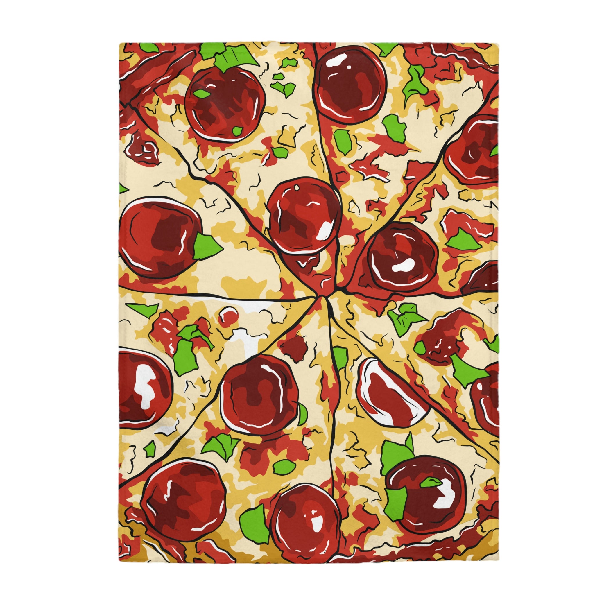 Pizza Velveteen Soft Blanket