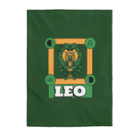 Leo Horoscope Themed Velveteen Soft Blanket