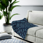 Comfort Word Velveteen Soft Blanket